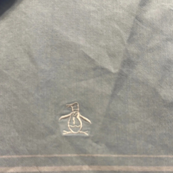 Original Penguin Blue Casual Button Down Shirt - Picture 3 of 6